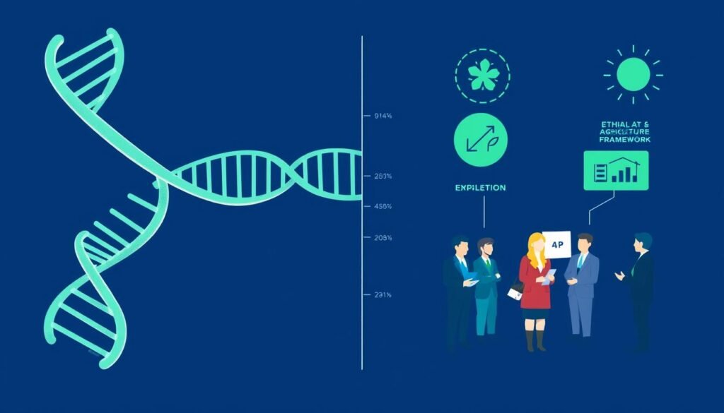 Visualisasi teknologi pengeditan gen dan kerangka etika global Visualisasi teknologi pengeditan gen dan kerangka etika global